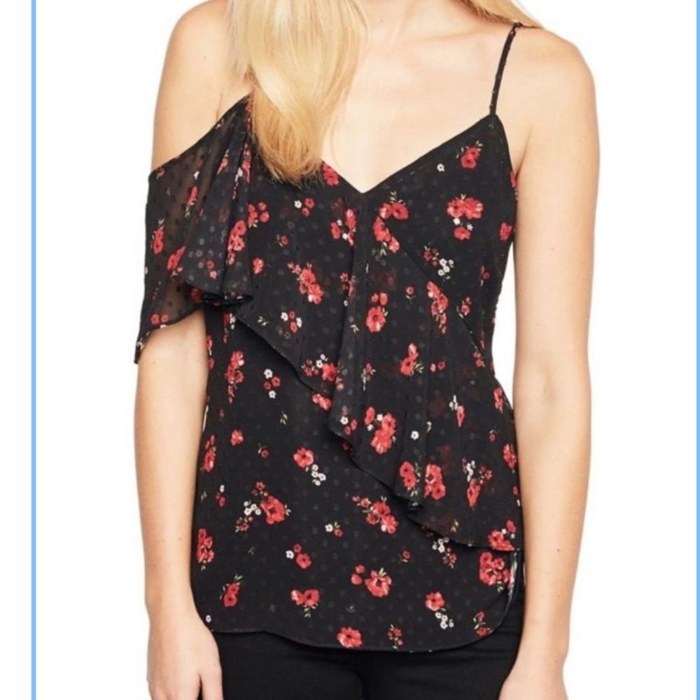 Bardot floral blouse